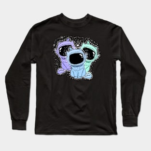 Space kitty cats Long Sleeve T-Shirt